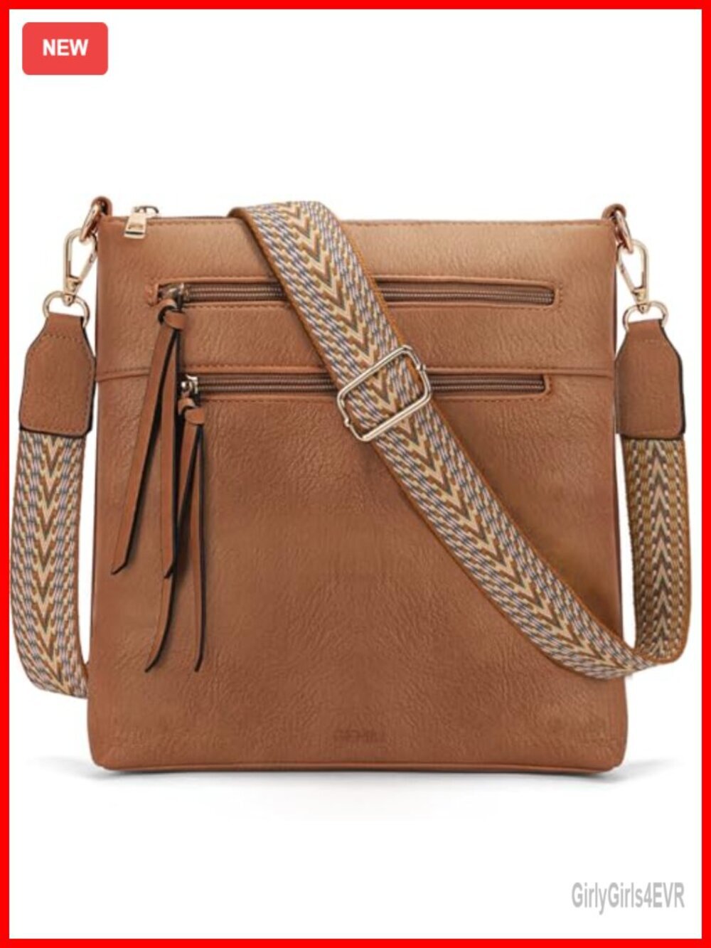 Small Crossbody Purse for Women Faux Leather Handbag with Adjustable Strap